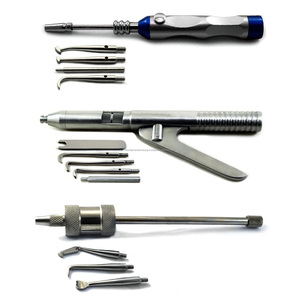Juego de Herramientas de Precisión para Extracción de Coronas y Puentes Dentales, Acero Inoxidable, Instrumentos Quirúrgicos Manuales Ergonómicos con Certificación CE - Product Image 2