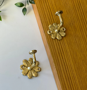 Ganchos de Pared de Latón Dorado con Diseño de Hojas Hechos a Medida, Excelente Calidad, Artesanía Real, Decoración para el Hogar - Product Image 5