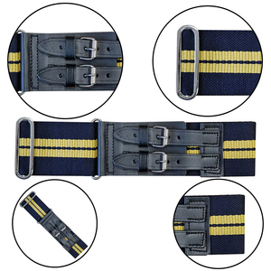 Dernière Nouveauté : Ceinture de maintien réglable en sangle avec sangle en cuir et boucle métallique, type Ceinture de maintien Cadet Force, service OEM disponible - Product Image 4