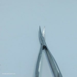 Tijeras de Bordado al por Mayor, Recortador de Cejas, Tijeras Ergonómicas Curvas con Resorte, Tijeras para Micro Hilos, Tijeras para Apliques para Uso Artesanal - Product Image 3