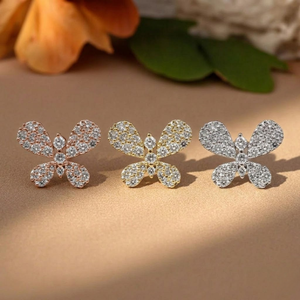 ต่างหูเม็ดกลมสีทองแท้18K สำหรับผู้หญิงหรือของขวัญ - Product Image 5
