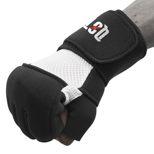 Envolturas de mano de gel Guantes interiores para boxeo MMA Punzonado Neopreno Elástico Gel Acolchado Vendajes Soporte de muñeca largo rápido - Product Image 4