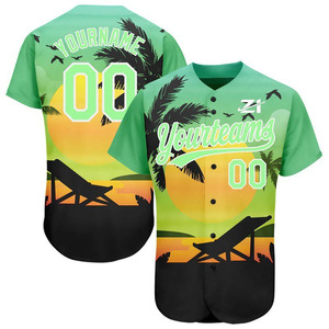 Camiseta de Béisbol Personalizada con Estampado de Grafiti Neón, Transpirable, 100% Poliéster, Cuello en V, Manga Corta, Impresión por Transferencia de Calor, Nombre y Número Personalizados - Product Image 4