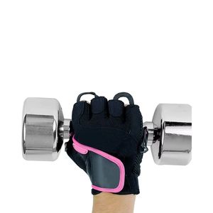 Guantes Deportivos de Medio Dedo con Diseño de Ondas Rosas, Palma Acolchada, para Gimnasio, Entrenamiento, Levantamiento de Pesas, Unisex - Product Image 4