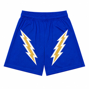 Pantalones Cortos Deportivos Personalizados para Hombre, Estilo Vintage, Tejidos en Lona de Poliéster/Algodón, Cintura Media, Cierre con Cordón, Elásticos, Transpirables y de Secado Rápido - Product Image 4
