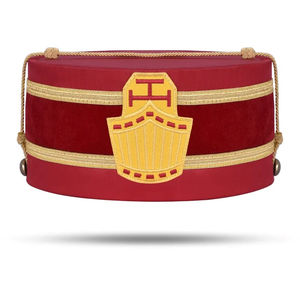 Corona de Mandamiento Masónica de los Caballeros Templarios, Bordado a Mano en Negro, Personalizada, Nueva, 2026, Gorra Ceremonial - Product Image 5