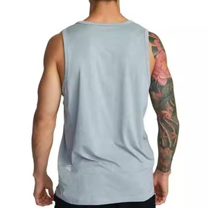 Custom Plain OEM Base Tank Top Blank Mens Casual Athletic Workout <b>Sleeveless</b> <b>Shirt</b> Wholesale Bulk Factory Supplier - Product Image 6