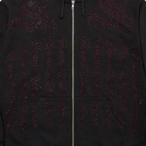 Sudadera moderna con diseño de pedrería, tela suave, tacto cómodo, estilo moderno, ideal para atuendos informales y un estilo audaz. - Product Image 3