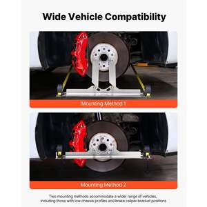 2pcs Stainless Steel Heavy Duty <b>Wheel</b> <b>Alignment</b> Tool Accurate Automotive Toe <b>Alignment</b> Plates 2 Measuring Tapes Home Use - Product Image 2