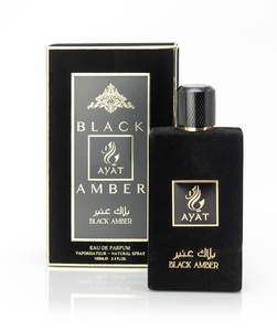 Parfum BLACK AMBER 100 ml par Ayat Perfumes Original Dubai Arabic Long Lasting Eau De Parfum pour hommes et femmes - Product Image 5