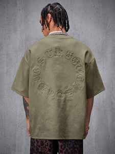 Camiseta Vintage para Hombre con Logotipo Personalizado en Relieve, Personalización Completa a Precio Económico, Todos los Logotipos Personalizados - Product Image 3