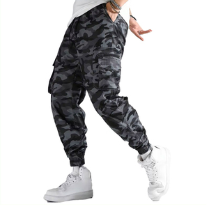 Casual Loose Fit Men <b>Drawstring</b> Cargo Pants Stylish Multi Pocket <b>Trousers</b> For Outdoor And Casual Wear Men Urban Cargo Pants - Product Image 1
