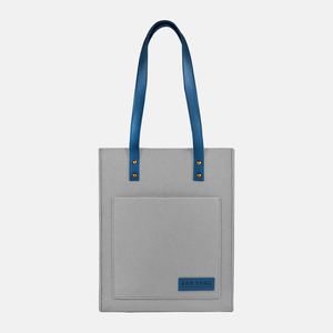 Sac à bandoulière en feutre de laine pour femme, avec fermeture ouverte, design portable pour un usage quotidien, shopping, voyage et plage - Product Image 3