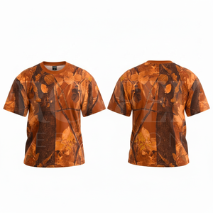 เสื้อยืดแขนสั้นลายพรางพิมพ์ลายทหาร สตรีทแวร์ OEM ODM เนื้อผ้านุ่ม ทนทาน ระบายอากาศได้ดี เหมาะสำหรับใส่ลำลองและกิจกรรมกลางแจ้ง ผลิตจากผ้าฝ้าย ดีไซน์ทันสมัย สำหรับผู้ชาย - Product Image 5