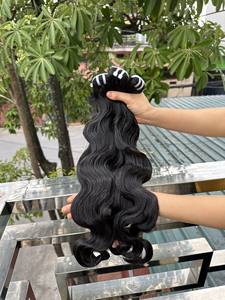 Vendeur de cheveux humains de couleur naturelle paquets de cheveux vietnamiens bruts en gros paquets de vague de corps super doublement étirés de qualité 12A - Product Image 4