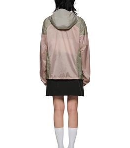 Chaqueta Cortavientos para Mujer, de Nailon y Poliéster, Impermeable, de Color Sólido, Ligera, con Capucha, para Uso en Exteriores - Product Image 2