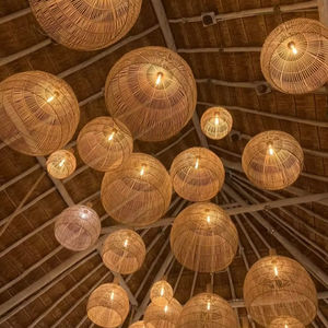 Wholesale Minimalist Modern Rattan Bamboo Lampshade Handmade Lighting Vietnam Manufacturer VIFARMEX Support <b>Light</b> <b>Covers</b> - Product Image 1