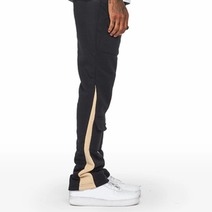 Custom logo Design <b>Trouser</b> Loose Fit Flare Sweat Pants Men Baggy Straight Wide Leg Flare Track Sweatpants men's <b>trousers</b> - Product Image 3