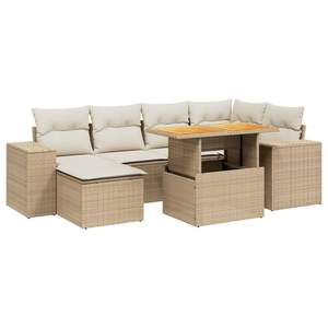 Set Divano da Giardino Beige - Product Image 2