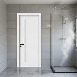 Usine de portes intérieures modernes pour maisons, appartements, bureaux, chambres, salons, salles de classe, hôtels – Portes WPC composites de style simple - Product Image 3