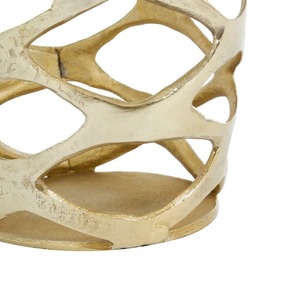 Vase haut en laiton finition or élégante, idéal pour la décoration intérieure, les événements festifs, le salon et les cadeaux, provenant d'Inde. - Product Image 4