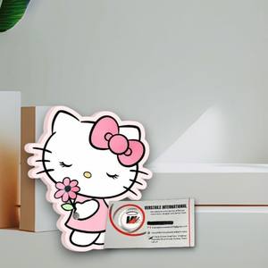 Plaques magnétiques en acrylique pour extensions de cils, motif fleur diamant Hello Kitty, les plus tendance, marque privée, écologiques - Product Image 4