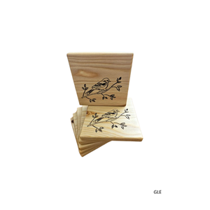 Vintage Rustic Round Heavy Duty Wooden Coasters Commercial Barware Hot Drink Tabletop for Restaurants Decorative Placemats Pads - Product Image 6