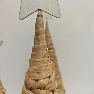 Hot Product Unique Water Hyacinth Christmas <b>Tree</b> Style Merry Christmas Tress Woven Seagrass Christmas Decor Good Price - Product Image 4