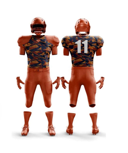 Top Trending Premium Quality Men's Multicolor American Football Uniforms V-<b>Neck</b> Short Sleeves Customized Logo Football Uniform - Product Image 1