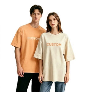 เสื้อยืดลายพิมพ์แบบกำหนดเอง High Street  โลโก้สั่งทำด้านหน้า ระบายอากาศได้ดี สไตล์ลำลอง สำหรับผู้ชายและผู้หญิง ทรงโอเวอร์ไซส์ ผ้าโพลีเอสเตอร์ผสมคอตตอน - Product Image 1