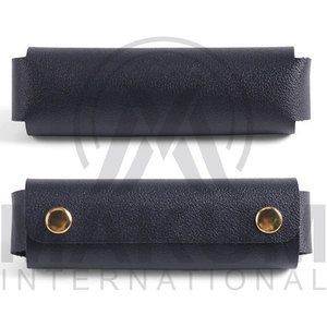 Simple Round PU Leather Embossed Durable Eco-Friendly Classic Style <b>Dice</b> Storage Bag for 4 <b>Dice</b> - Product Image 4