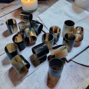 Premium Handmade Buffalo And <b>Cow</b> Horn Napkin Ring Elegant Tableware for Dining Wedding And Party Decor - Product Image 1