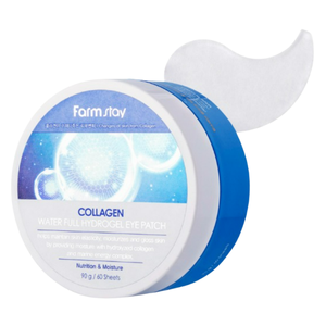 แผ่นมาส์กใต้ตาคอลลาเจนวอเตอร์ฟูลไฮโดรเจล ฟาร์มสเตย์ เกาหลีใต้ 90 กรัม - Product Image 1