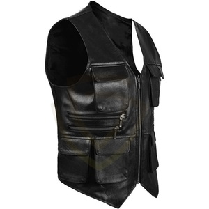 Chaleco de Cuero Transpirable de Invierno para Hombre, Venta al por Mayor, Personalizable, Tallas Grandes - Product Image 6