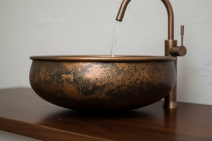 copper sink ethnic design copper <b>basin</b> royal look copper sink indian handicraft copper <b>basin</b> export product copper sink high - Product Image 3