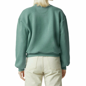 Sweat-shirt à capuche oversize pour femme, col rond, respirant, décontracté, hiver, longueur standard, logo personnalisable sur le devant - Product Image 2