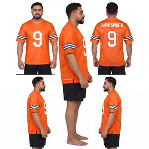 เสื้ออเมริกันฟุตบอลของแท้สำหรับผู้ชายทีมซินซินนาติ bengals Chase 30 andrei iosivas 5 TEE ไซส์ใหญ่ระบายอากาศได้ - Product Image 5