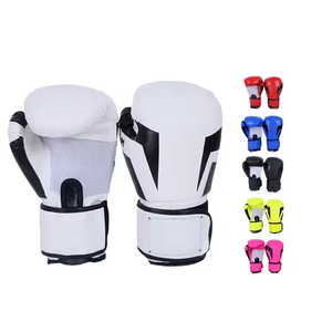 Guantes de Boxeo Nuevos de 10oz 12oz 14oz 16oz de Cuero Rojo Personalizados con Logotipo OEM, de Piel de Vaca - Product Image 1