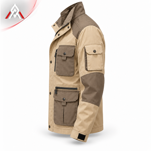 Contemporary <b>Men</b>’s Utility <b>Field</b> <b>Jacket</b> Featuring Practical Storage Soft Interior And Strong Fabric For Everyday Outdoor Wear - Product Image 4