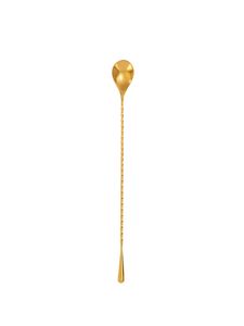 Cuillère de bar à cocktails élégante en métal, manche long, ustensile de mélange de boissons, accessoire de barman en acier inoxydable pour restaurants - Product Image 2