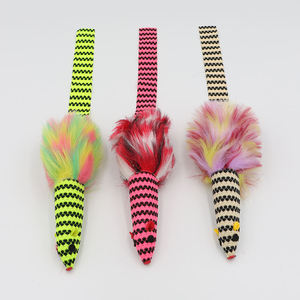 New Design Pet Products Nylon Cat Toy Long-Tailed Rabbit Plush Long Tail <b>Mouse</b> with Teeth Cleaning Feature Scratching - Product Image 2