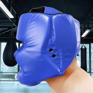 Leather <b>Head</b> Guards Boxing Professional <b>Training</b> <b>Head</b> gear Hot Sale On Customized <b>Head</b> Guard For online Sale - Product Image 6
