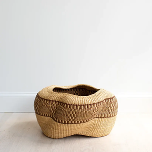 Unique Design <b>Seagrass</b> Storage <b>Basket</b> Functional Floor <b>Basket</b> for Home Organization - Product Image 3