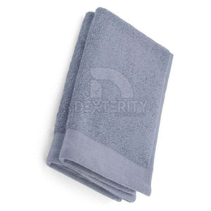 Serviettes en coton tricoté légères et de haute qualité, rayées, avec logo personnalisé, écologiques, séchage rapide, services OEM, utilisables toute l'année - Product Image 4