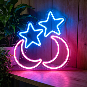 ป้ายไฟนีออนคริสตัลสุขสันต์วันเกิดแบบปรับแต่งได้ ใช้พลังงานจาก USB สำหรับตกแต่งผนัง พร้อมปรับความสว่างได้ เหมาะสำหรับงานปาร์ตี้วันเกิดและการโฆษณา - Product Image 3