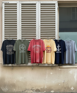 เสื้อยืดสีซีดจาง 100% ผ้าฝ้ายหนานุ่ม สตรีทแวร์ แขนสั้น ขายส่ง สกรีนลายตามสั่ง เสื้อยืดคุณภาพสูง - Product Image 5