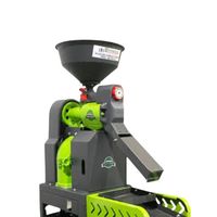 Máquina de Molino de Arroz KD-550 DS de Alta Calidad, 3HP, 1 Fase, Mini Pulidora y Trituradora de Arroz con Motor, Alta Productividad, Capacidad de 200 kg/h