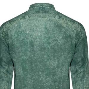 เสื้อเชิ้ตผู้ชายผ้าเนื้อนุ่มแบบเป็นทางการ เสื้อเชิ้ตผู้ชายสไตล์หรูหราแขนยาว เสื้อเชิ้ตผู้ชายแขนยาวผ้าฝ้ายน้ำหนักเบา - Product Image 6