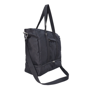 Sac de voyage en polyester recyclé avec compartiment imperméable |   Sac de voyage écologique OBP Weekender |   Fabricant OEM et ODM - Product Image 1