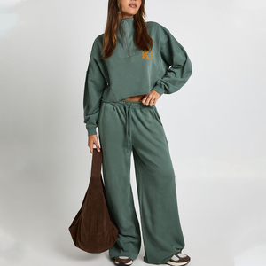 Conjunto Deportivo de Mujer al por Mayor con Chaqueta con Cremallera y Pantalones, Ropa Deportiva Casual Cómoda para Minoristas y Compradores al por Mayor - Product Image 1